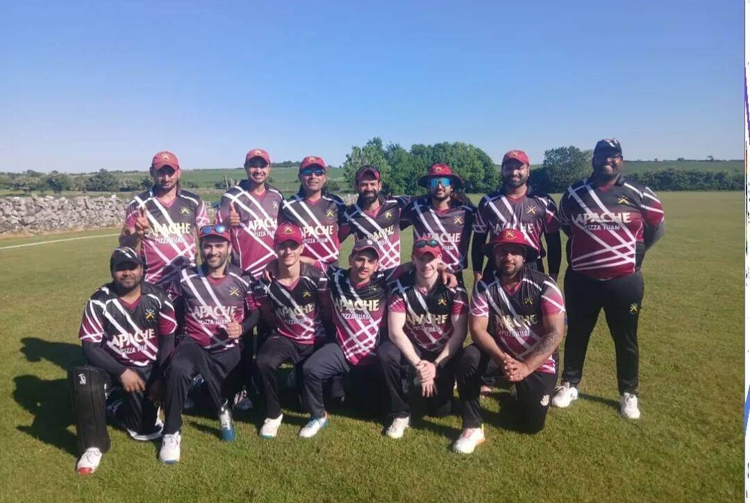 County Galway team at the County Galway v Burndennett Cricket Ireland National Cup Round 1 match