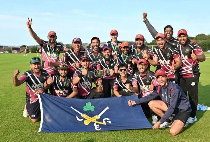 Galway cricket players celebrate historic National Cup win