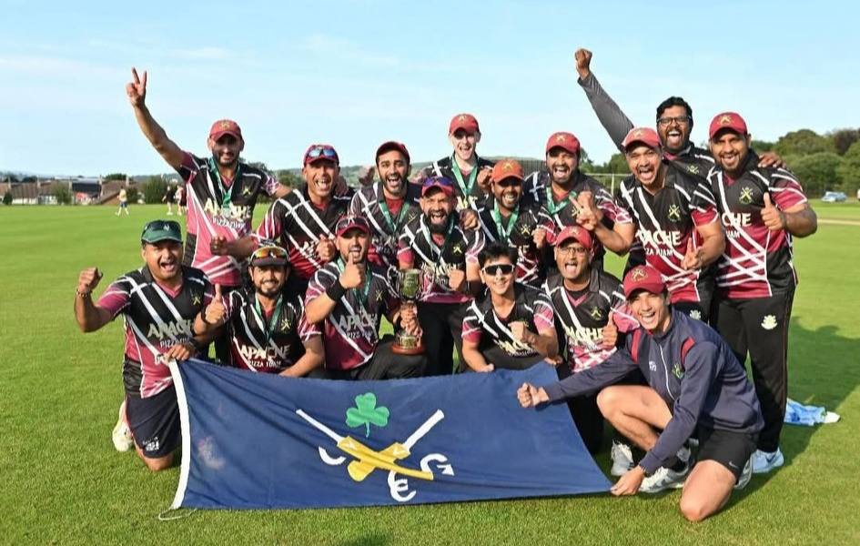 Galway cricket players celebrate historic National Cup win